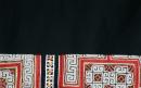 Black Hmong Embroidered Vintage Jacket
